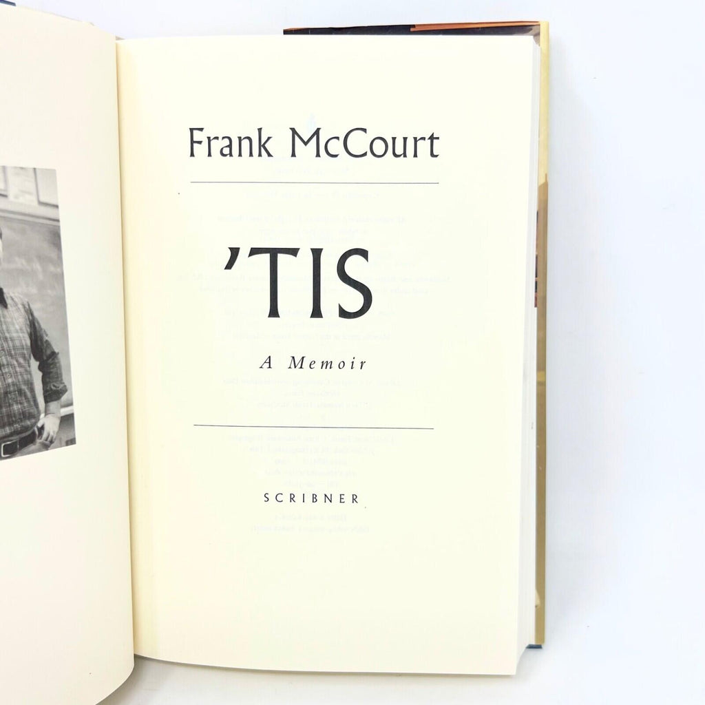 1999 'Tis: a Memoir FRANK MCCOURT Hardcover