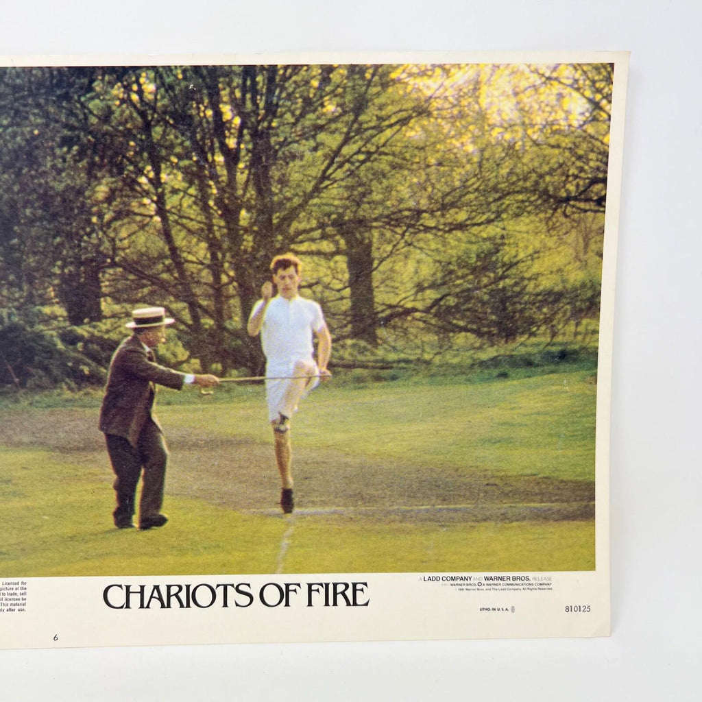 1981 Chariots Of Fire Lobby Card Movie Poster No.6