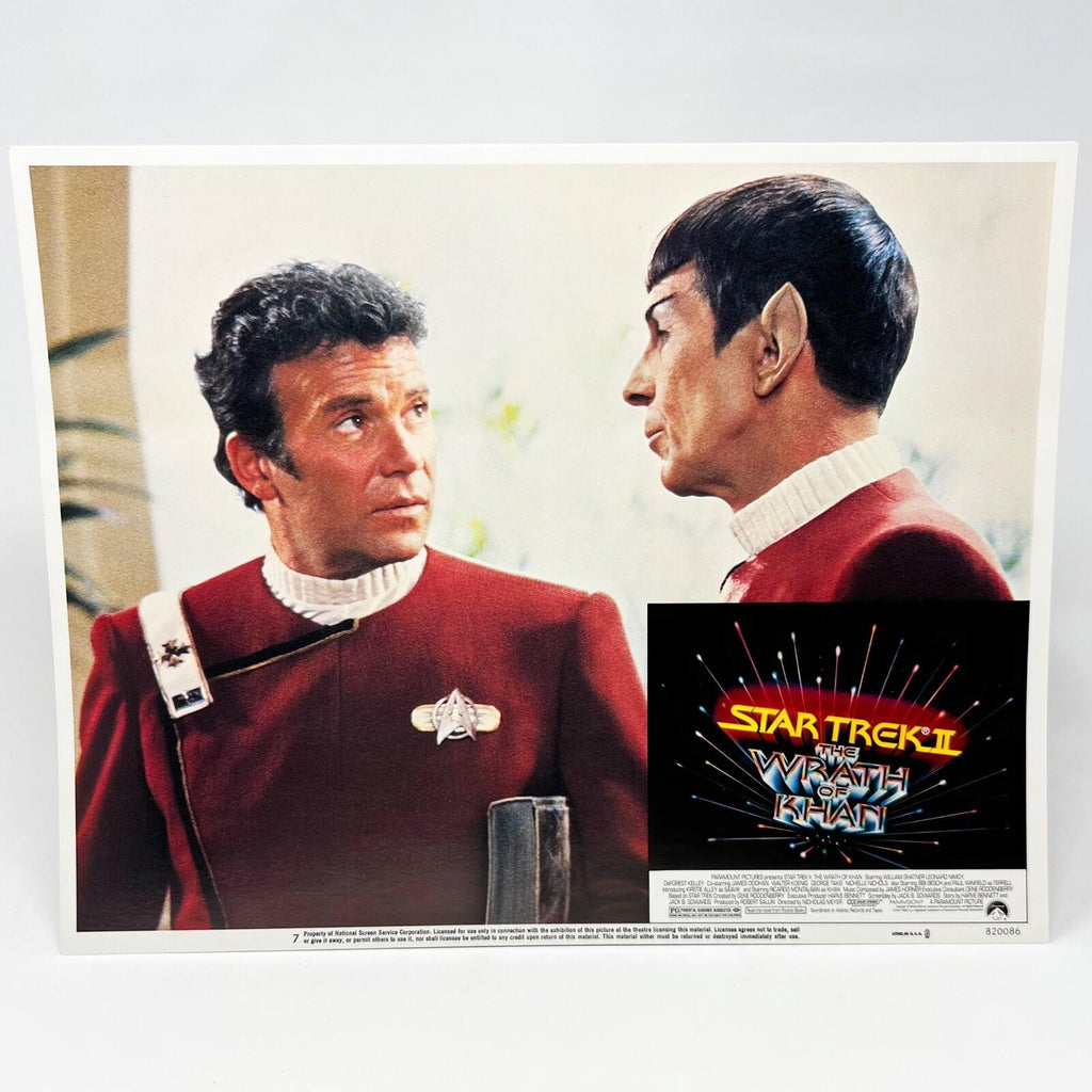 1982 Star Trek II The Wrath Of khan Lobby Cards Set of 8 Movie Posters