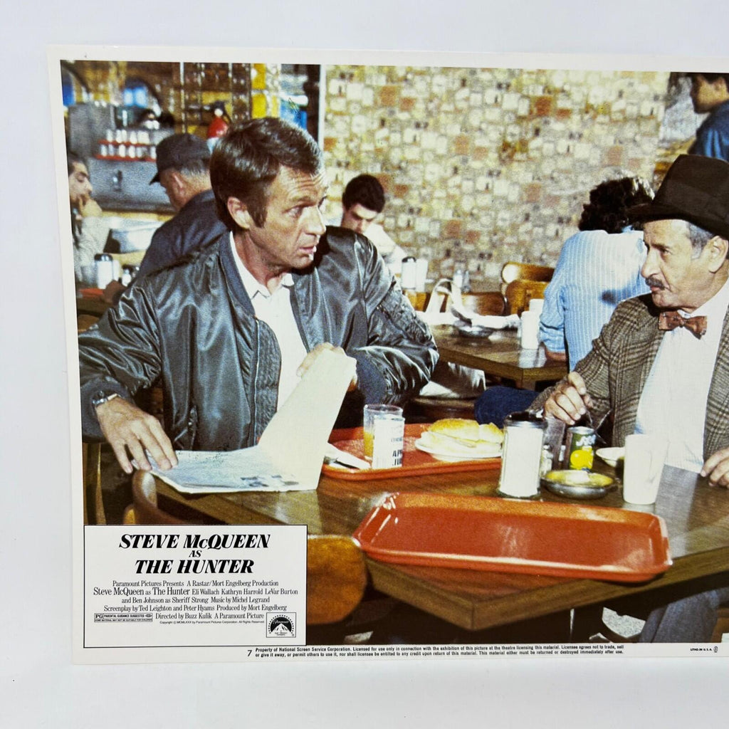 Steve Mcqueen as The Hunter Collectible Movie Lobby Card No.7