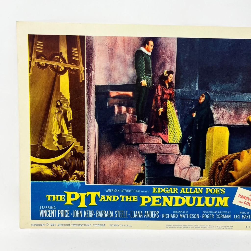 The Pit and the Pendulum Collectible movie Lobby Card No.3