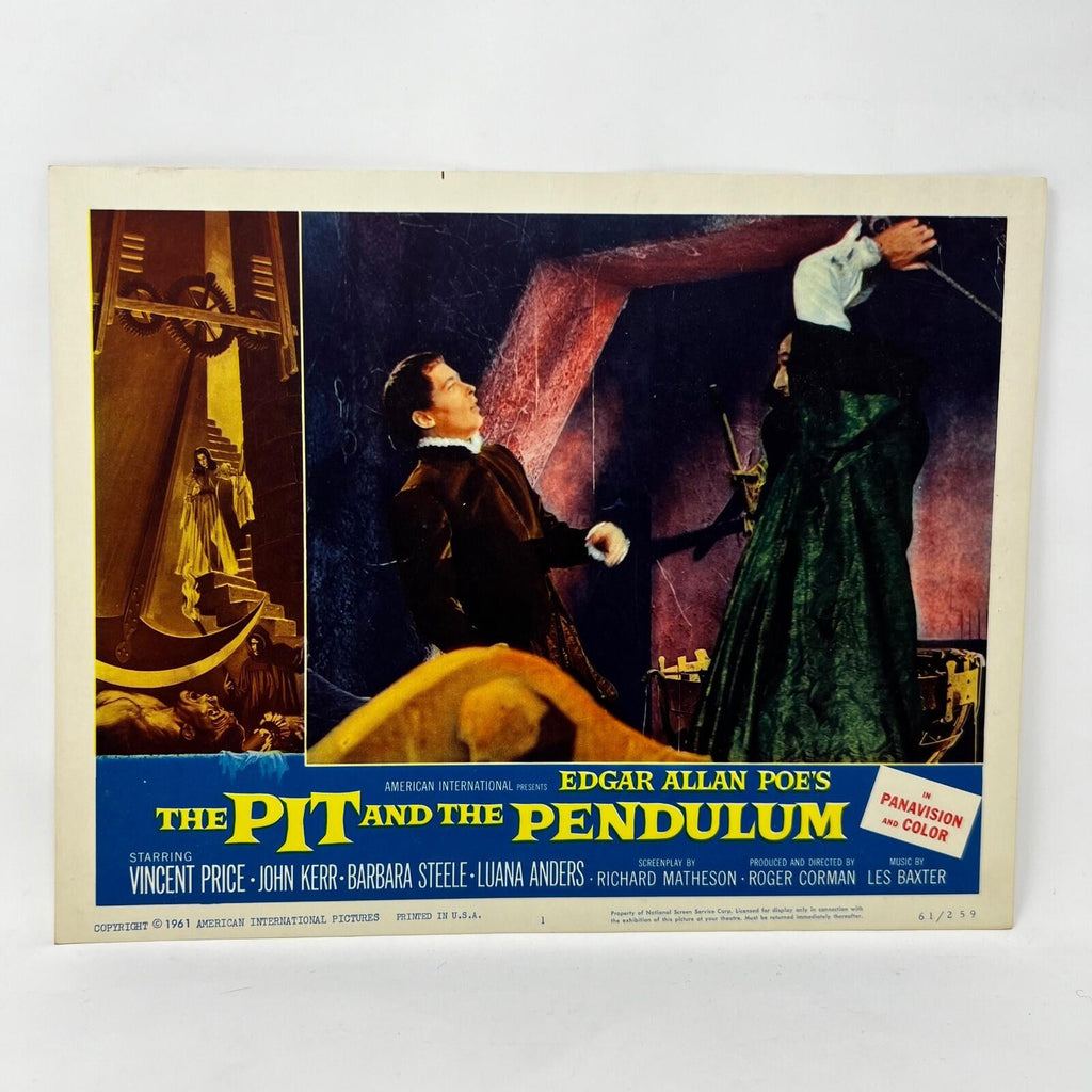 The Pit and the Pendulum Collectible movie Lobby Card No.1