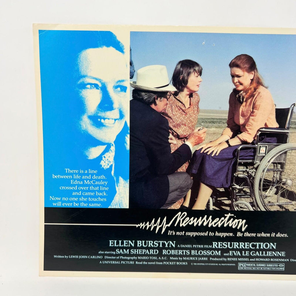 1980 Resurrection Lobby Card Movie Poster (b)