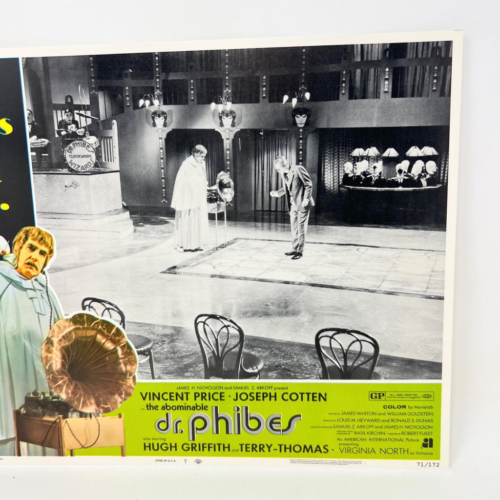 1971 Dr. Phibes has Great Vibes Collectible Movie Lobby Card No.7