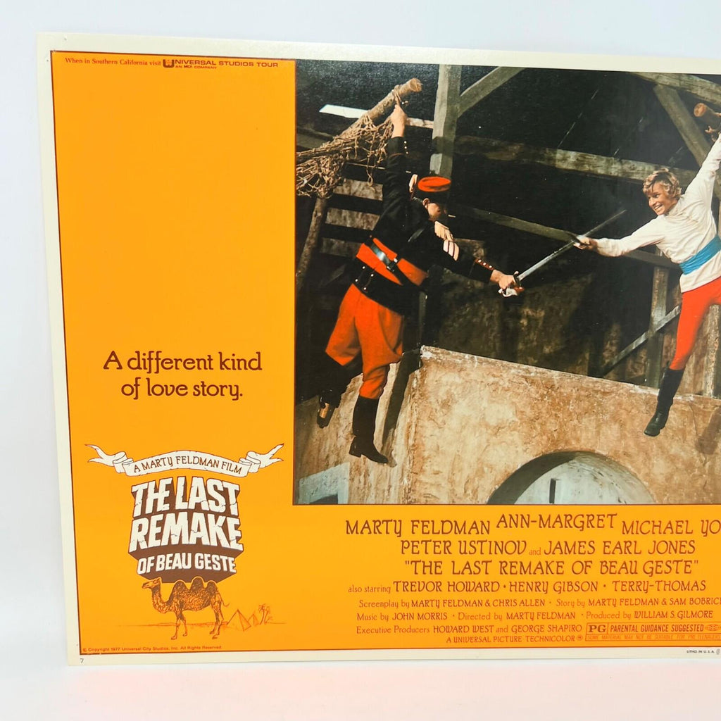The last Remaek OF Beau Geste Lobby Card Movie Poster No.7