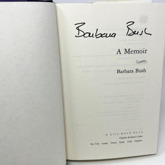 1994 Barbara Bush A Memoir Hardcover Book