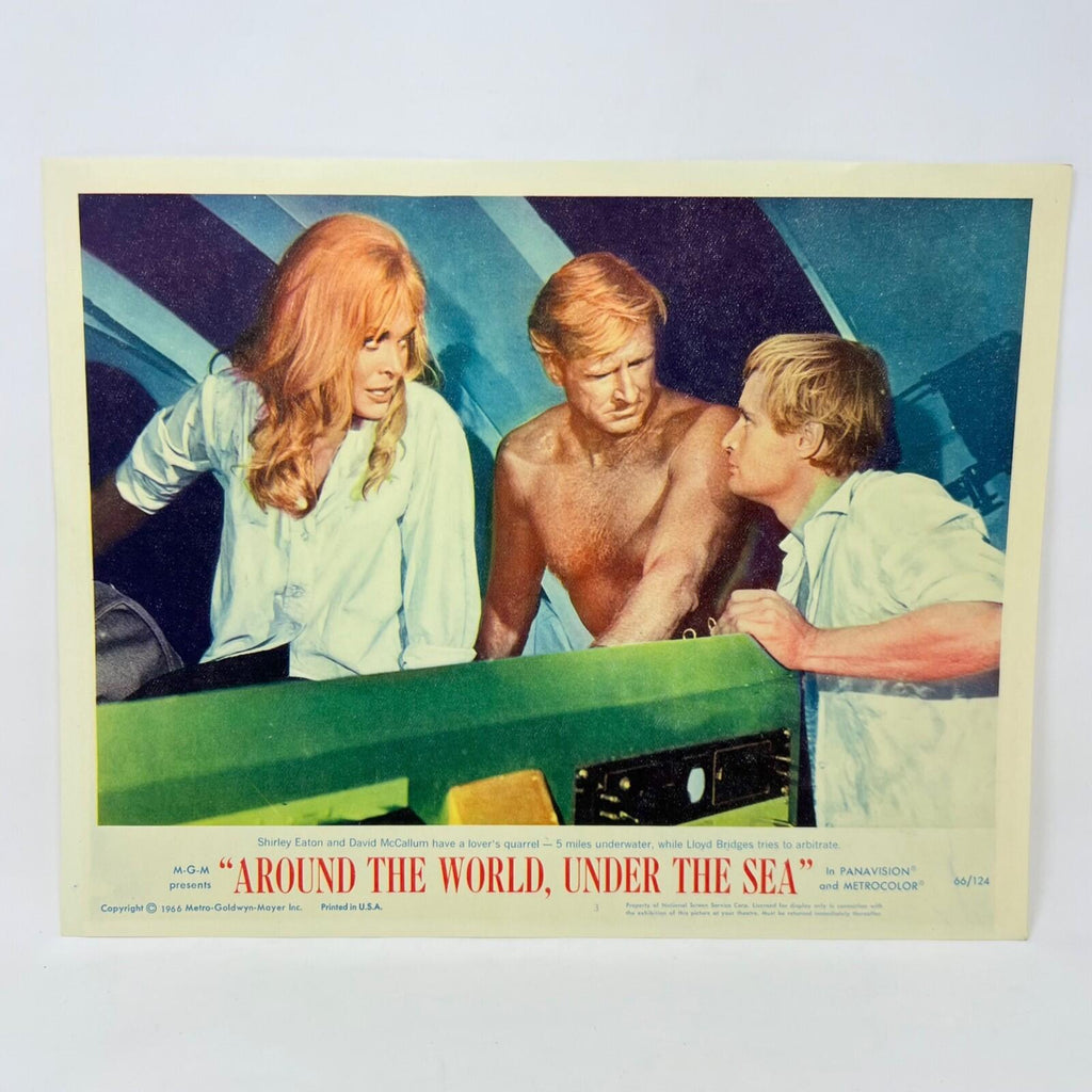 1966 Around The World Under the Sea Original Movie Lobby Card No.3