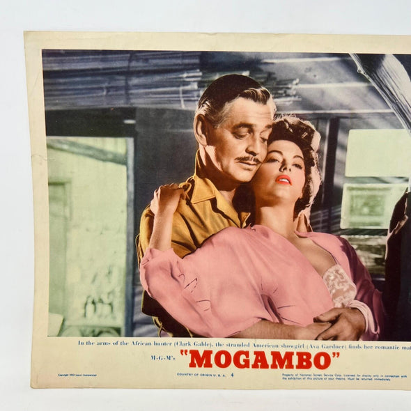 1953 Mogambo Collectible Movie Lobby Card No.4