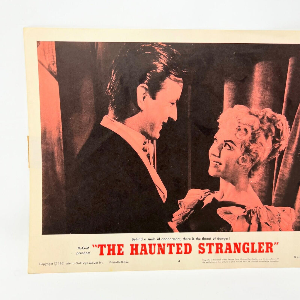 The Haunted Strangler Horror Movie Lobby Card Poster Set of 4
