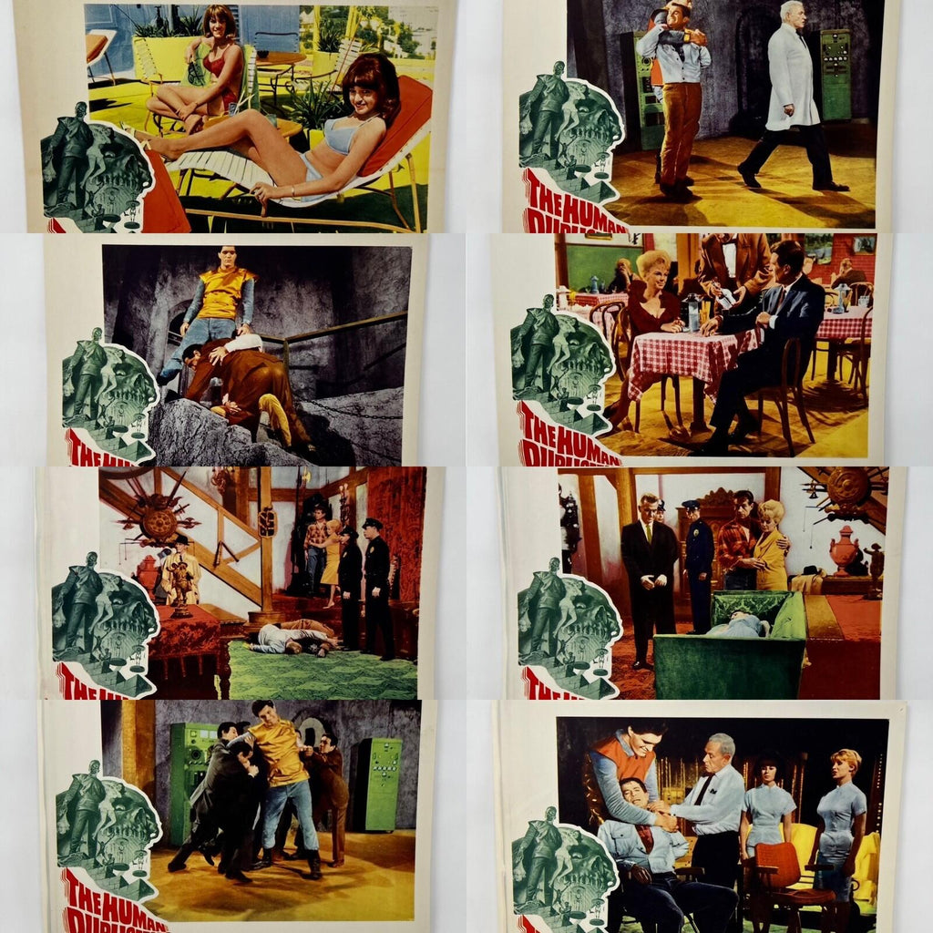 Vintage 1964 The Human Duplicators Collectible movie Lobby Card Set of 8