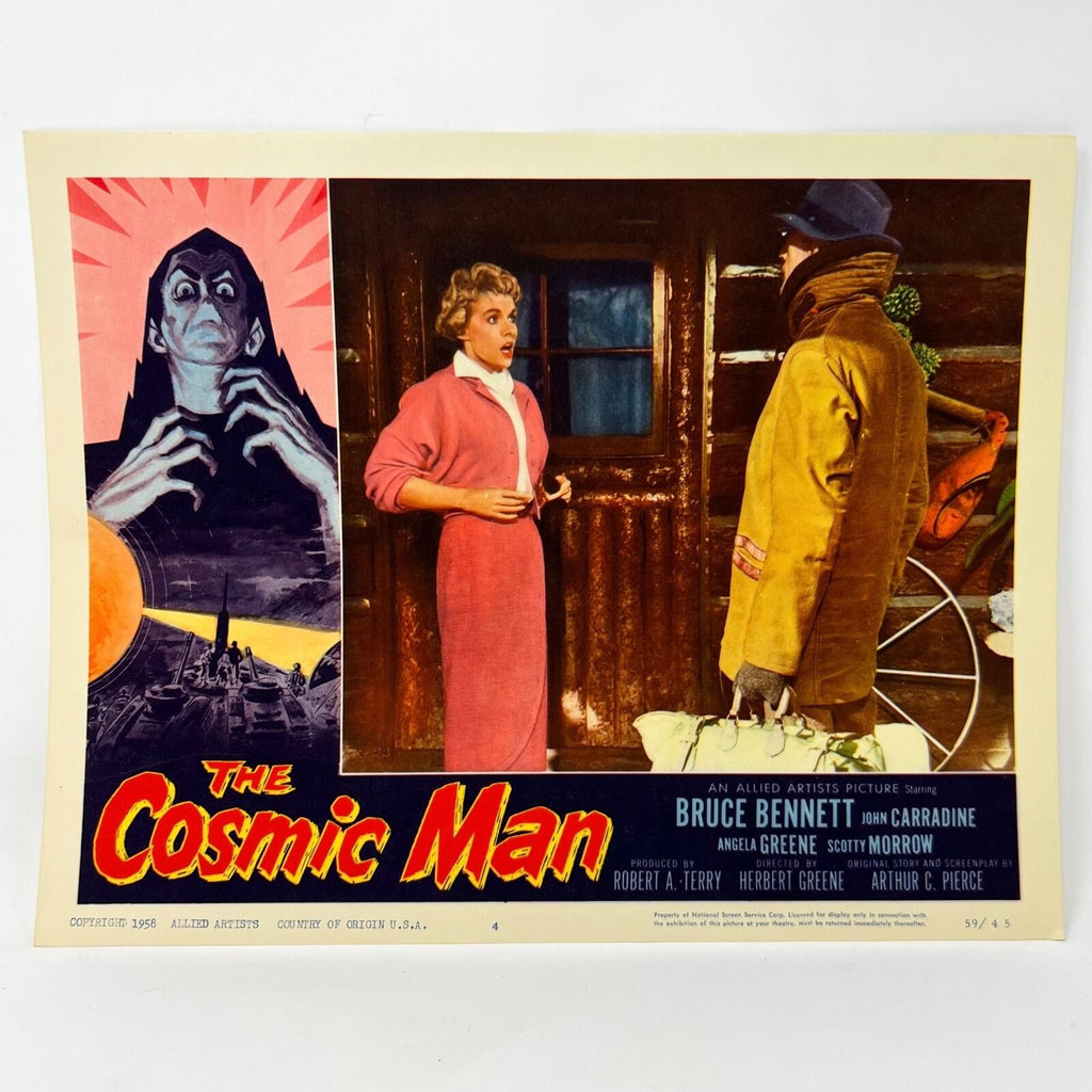 The Cosmic Man Bruce Bennett Collectible movie Lobby Card No.4