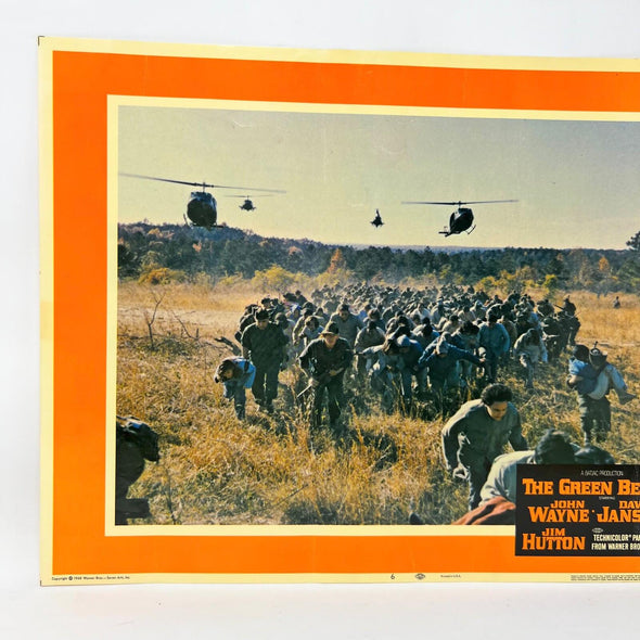 The Green Berets Movie Lobby Card John Wayne David Janssen Jim Hutton No.6