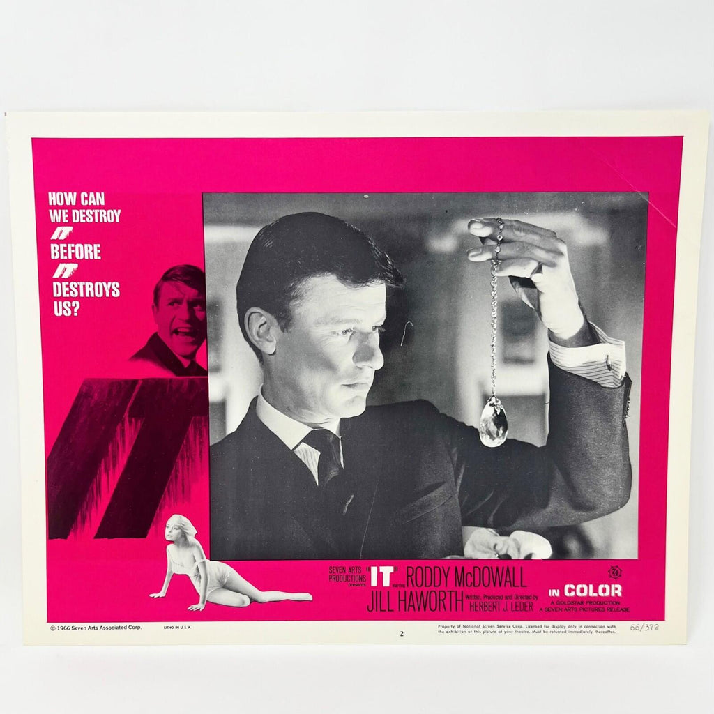 IT Roddy McDowall Paul Maxwell Sci-Fi HorrorCollectible Lobby Card Poster No.1-8