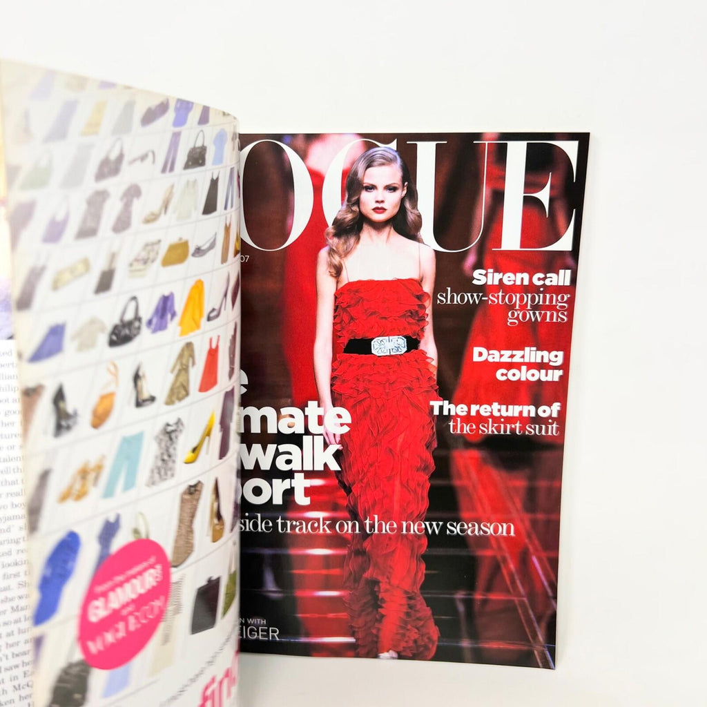 Vogue Magazine December 2007 The Top Trends to change into now Drew Barrymore