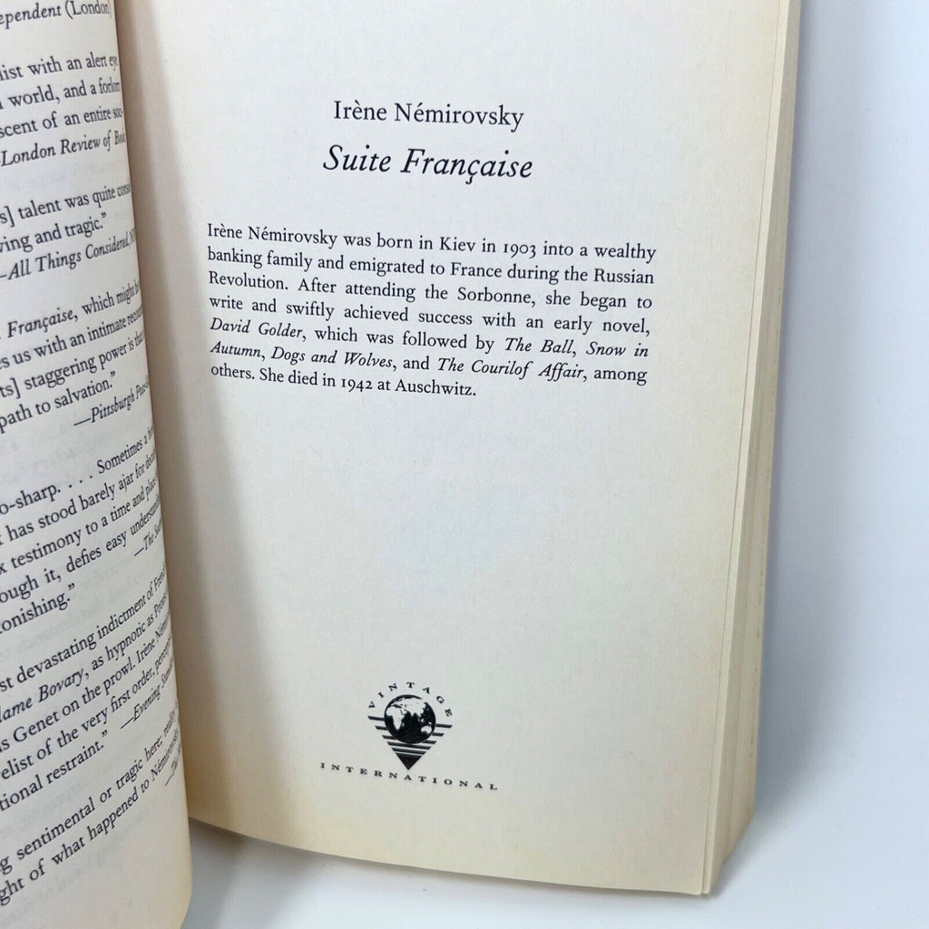 Suite Francaise by Irene Nemirovsky Soft cover