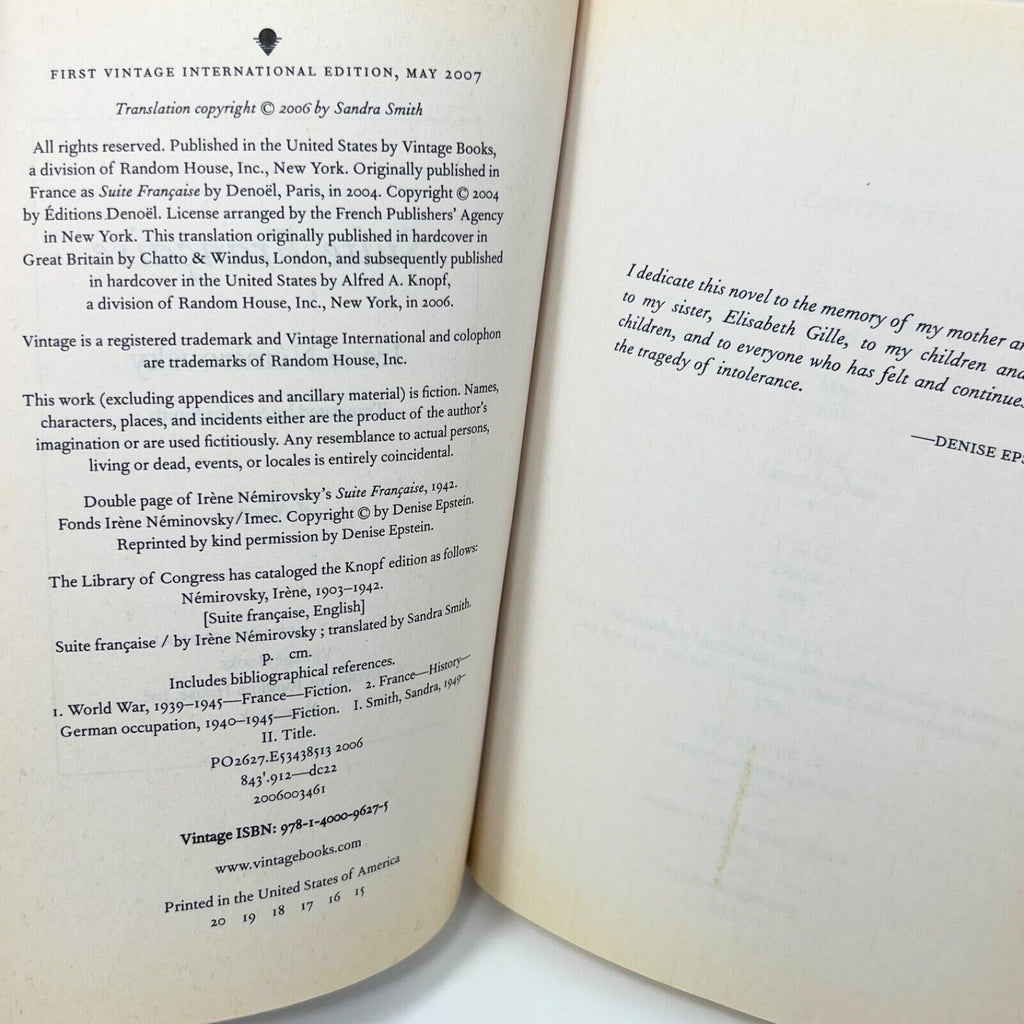 Suite Francaise by Irene Nemirovsky Soft cover