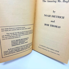 Howard, The Amazing Mr Hughes by Noah Dietrich 1972 Paperback
