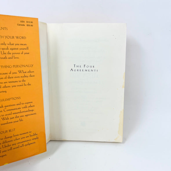 The Four Agreements: A Practical Guide to Personal Freedom  - GOOD