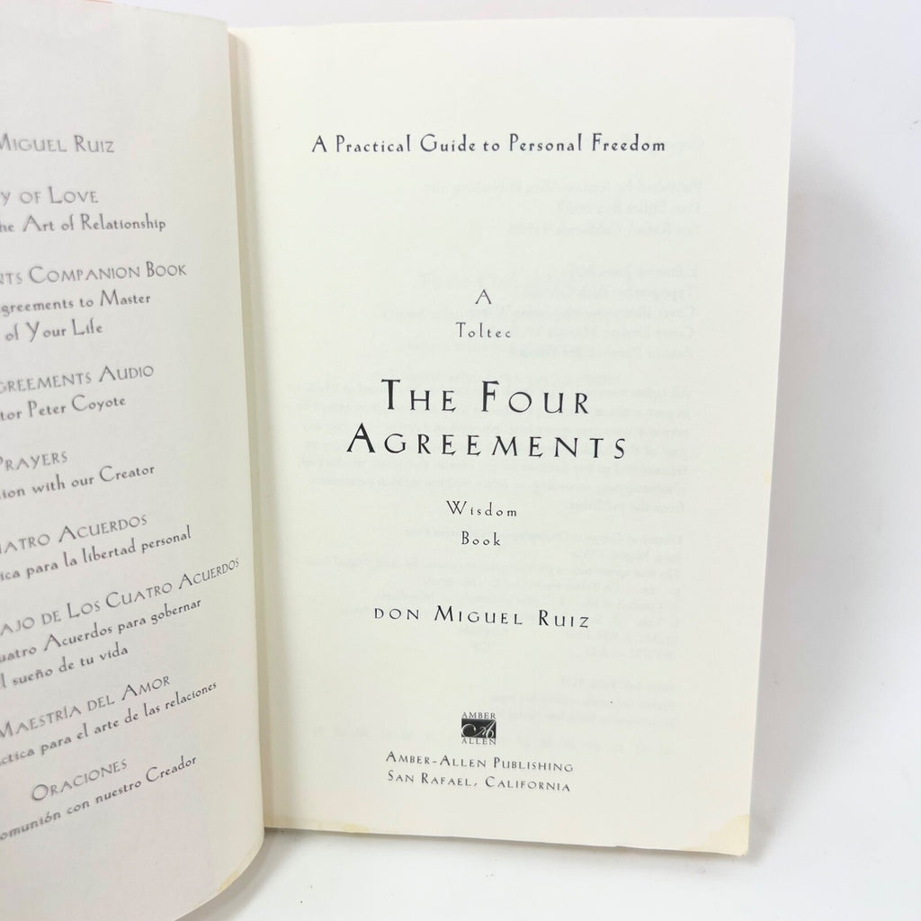The Four Agreements: A Practical Guide to Personal Freedom  - GOOD