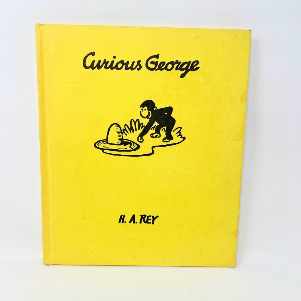RARE Curious George By H. A. REY First Edition 2nd or Onward Printing Dated 1941