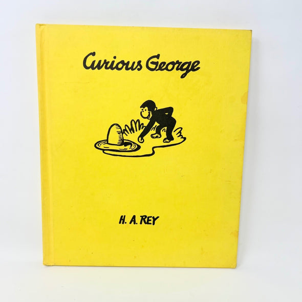RARE Curious George By H. A. REY First Edition 2nd or Onward Printing Dated 1941