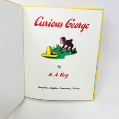 RARE Curious George By H. A. REY First Edition 2nd or Onward Printing Dated 1941