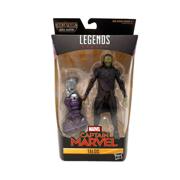 Marvel Legends Captain Marvel Talos Figue With  BAF Kree Sentry Piece