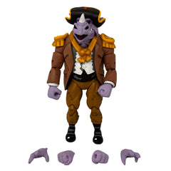 NECA Teenage Mutant Ninja Turtles Turtles In Time Loose Pirate Rocksteady Figure