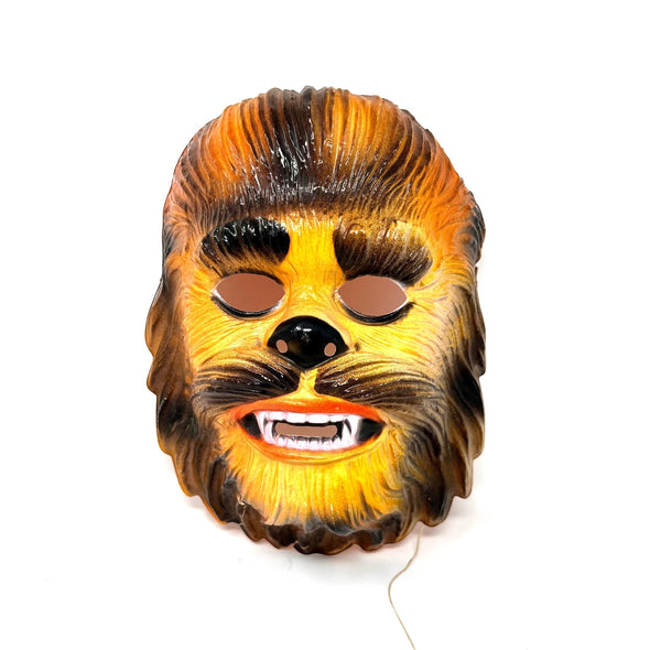 Vintage Star Wars Chewbacca Plastic Mask