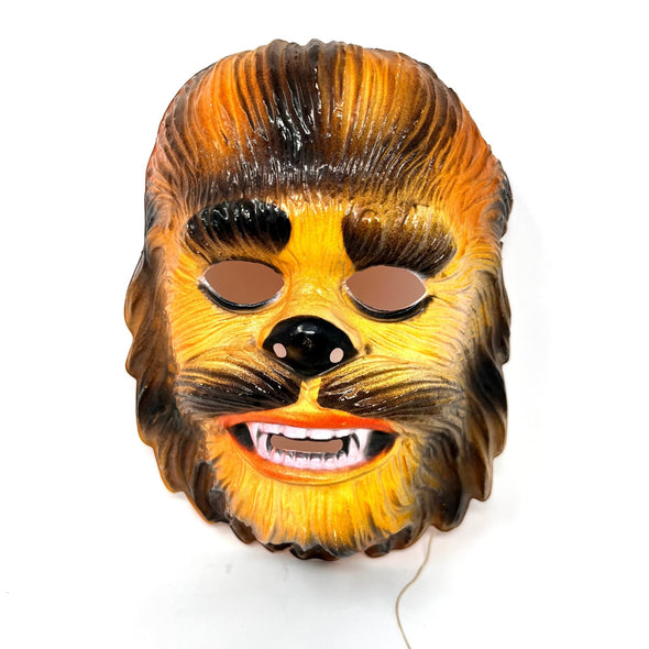 Vintage Star Wars Chewbacca Plastic Mask