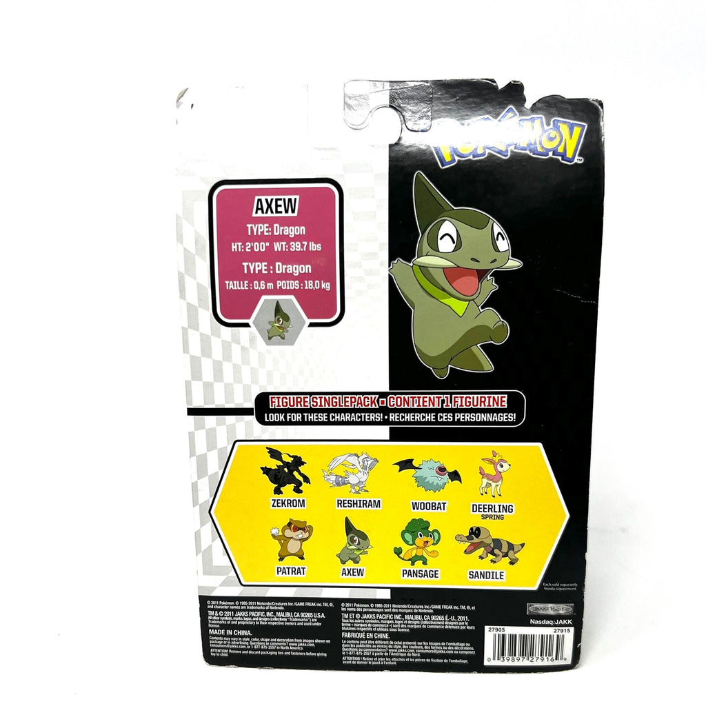Pokemon Black & White Series 2 Basic Axew Figure