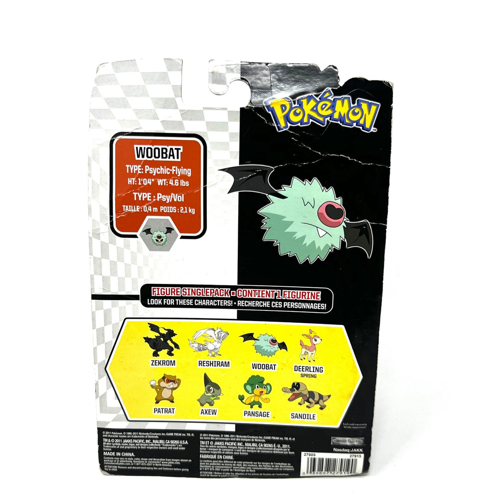 Pokemon Black & White Series Basic Woobat Figure