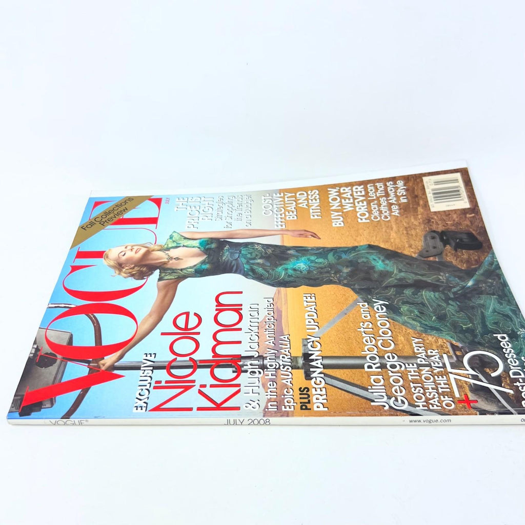 Vogue Magazine July 2008 Nicole Kidman Cover No Label VG