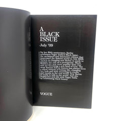 Vogue Italia 2009 The Barbie Issue The Black Issue Mini Magazine