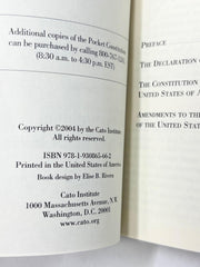 The Declaration of Independence and The U.S. Constitution - small pocket edition