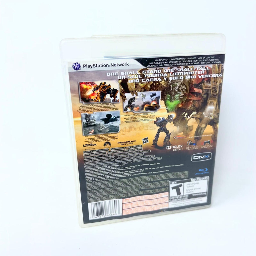 PlayStation 3 PS3 Transformers Revenge Of The Fallen Video Game