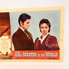 1961 Master Of The World Original Movie Lobby Card No.2 Jules Vernes Vince Price
