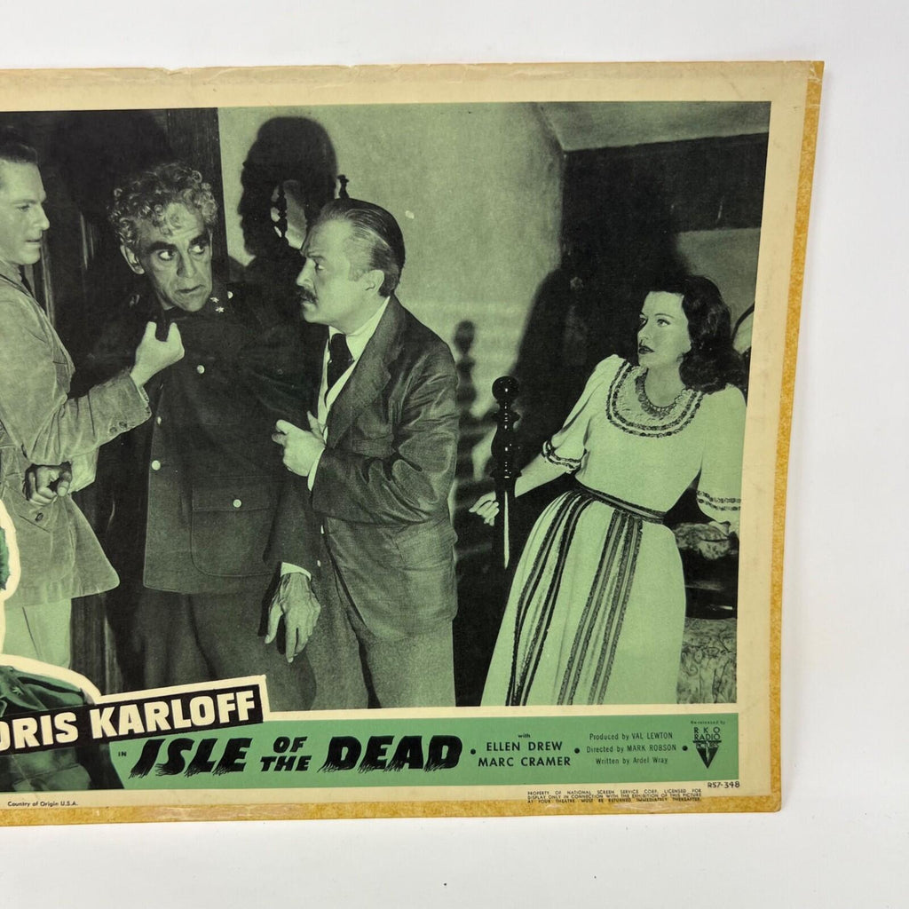 1957 Isle of the Dead lobby cardCollectible Lobby Card Movie Poster