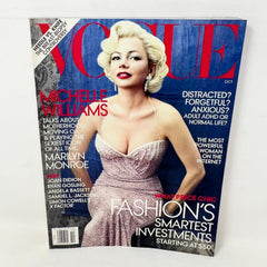 Vogue Magazine October 2011 Fashions Michelle Williams Cover