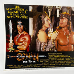 Connan The Destroyer Scifi Collectible movie Lobby Card set of 8