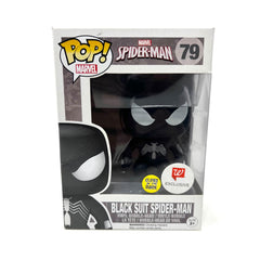 Funko Pop Marvel Walgreens Exclusive Black Suit Spider-Man bobble-head