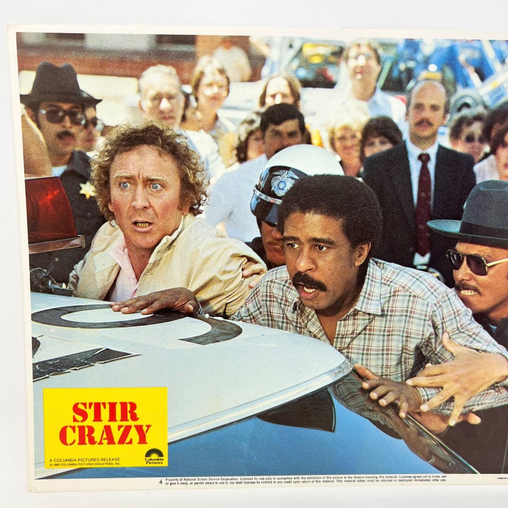 1980 Stir Crazy Collectible Movie Lobby Card No.4