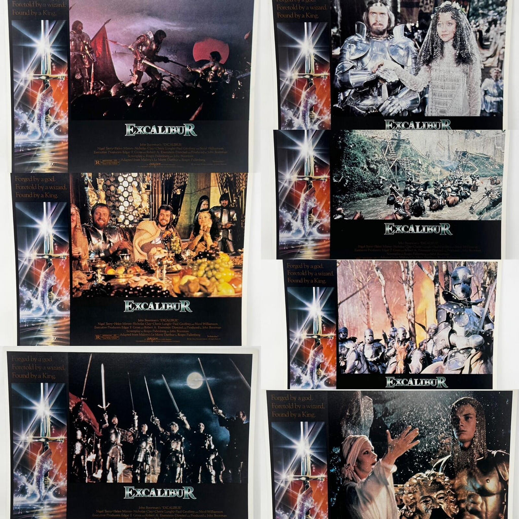 EXCALIBUR Movie Lobby CardsCollectible Lobby Card Poster No.1-7