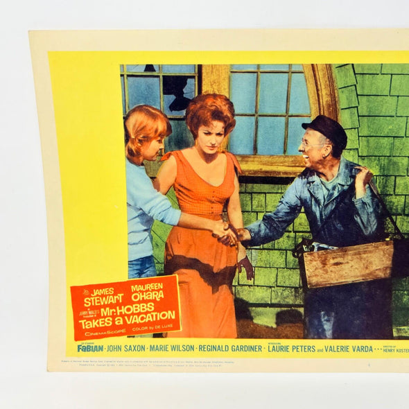 1962 Mr. HObbs Takes A Vacation  Lobby Card Movie Poster No.4
