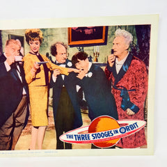 1962 The Three Stooges In Orbit Collectible Movie Lobby Card (e)