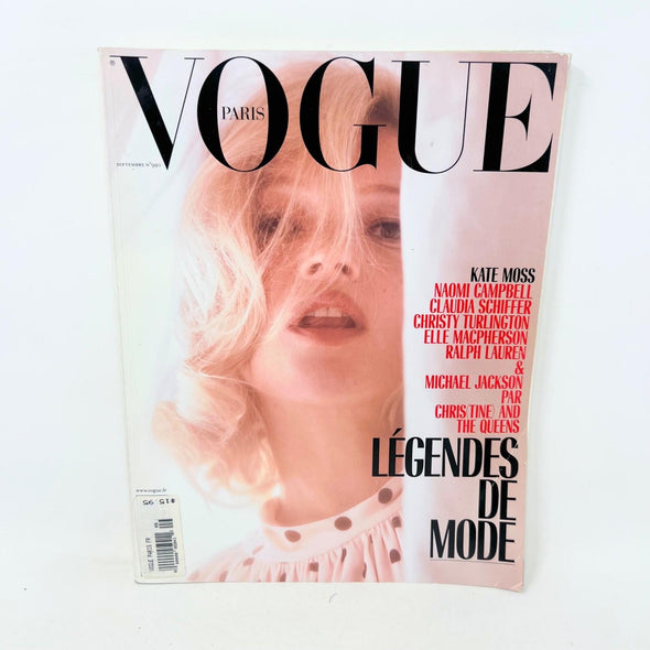 Vogue Magazine N. 990 Paris September 2018 Kate Moss Cover