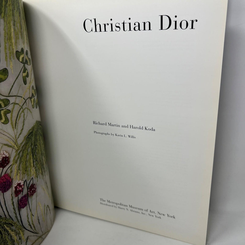 Christian Dior - Richard Martin  Harold Koda The Metropolitan Museum of Art Book