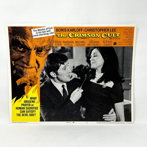 1970 The Crimson Cult Movie Lobby Card No.5