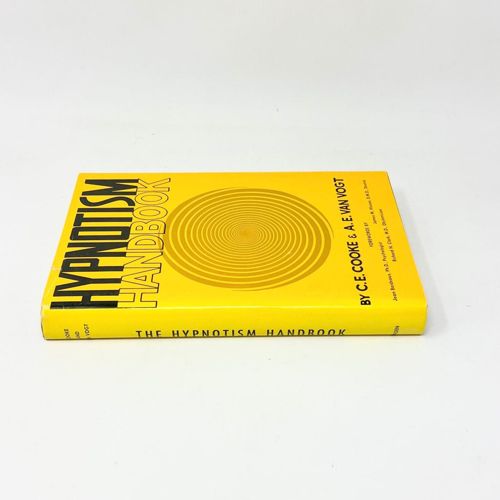 Hypnotism Handbook by Charles Cooke 1965 Borden PUblishing Co. HC Dj