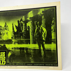 1964 Hercules in The Haunted Word Lobby Card Poster #6 Christopher Lee Reg Park